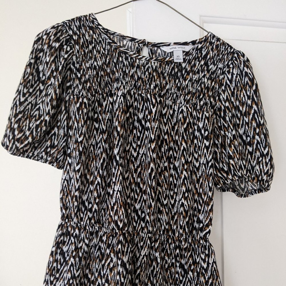Zebra Print Blouse